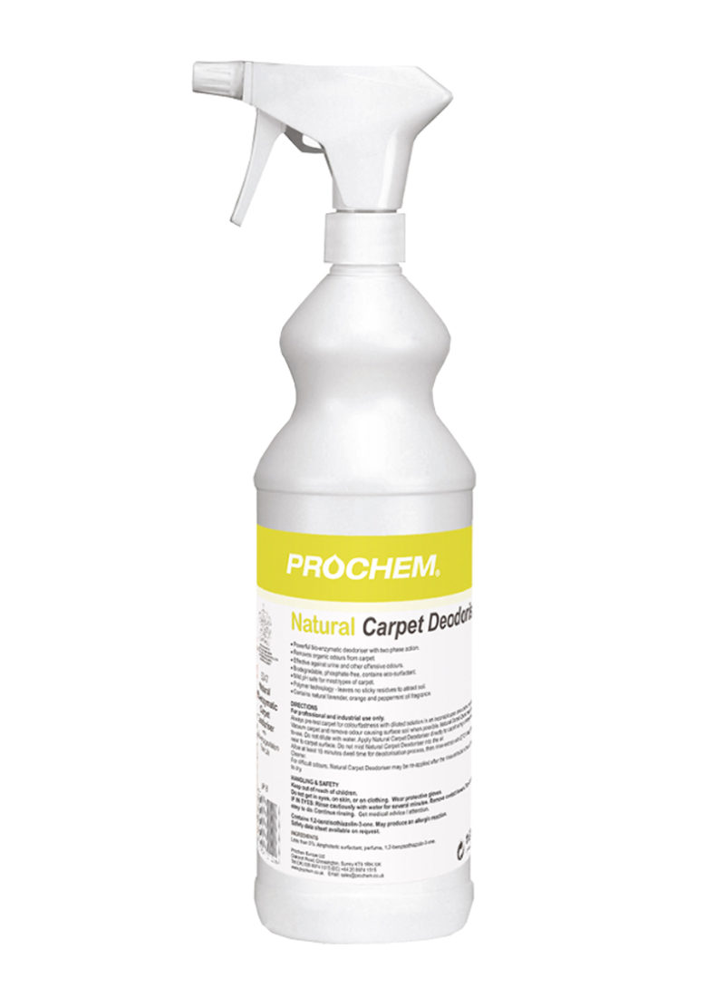Natural Carpet Deodoriser 1L spray Prochem Europe Ltd.