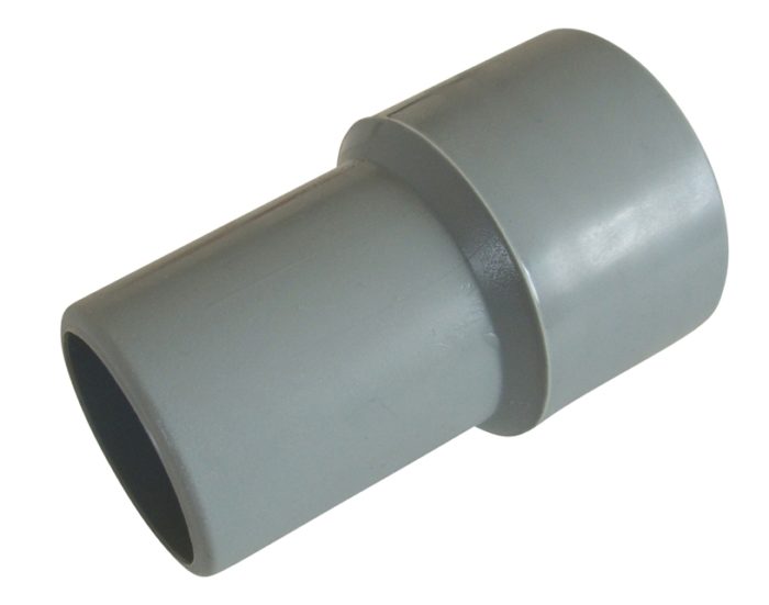 thumbnail image 2 of 2-Pack Gray Hose Cuff Adapter: 1-1/2" Hose To 1-1/4" Wand Tool – Commercial Fit 2 of 6